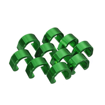 

10PCS Aluminum Alloy Bicycle C Type Buckle For MTB Road Bike Disc Brake Cable Frame Organizer Line Pipe Clip