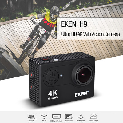 

EKEN H9R Ultra HD 4K Action Camera WiFi Control Waterproof Sports Camera with 24G Remote Controller 12MP Photo 170° Wide-Angle 2