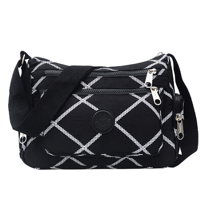 

Nylon bag ladies large capacity light weight middle-aged&old mothers Oxford canvas one shoulder inclined bag ladies