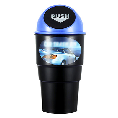 

New Car Color Multi-function Creative Garbage Bag Storage Bucket ABS Trash Can