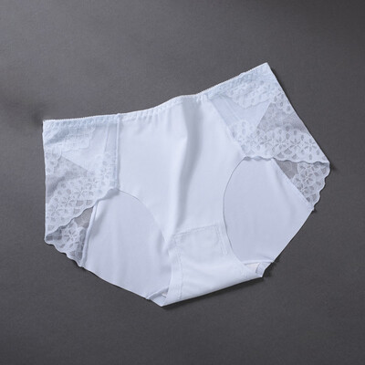 

Womens Lace Mid Waist Briefs Underwear Sexy Comfy Lingerie Knickers Underpants