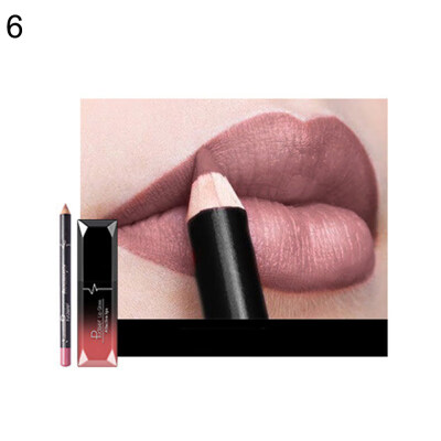 

Sexy Matte Liquid Lipstick Lipgloss Lip Contour Lipliner Makeup Women Cosmetics
