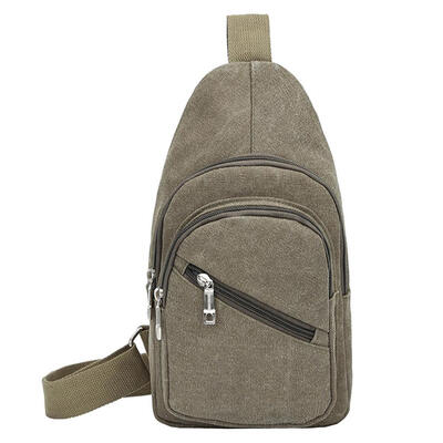 

Winter Men Chest Bag Sports Canvas Casual Shoulder Messenger Crossbody Bag