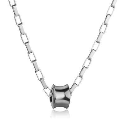 

Women Stainless Steel Beads Shape Pendant Necklace Ethnic Bohemian Choker Chain Necklace Collares Jewelry Kolye Collier