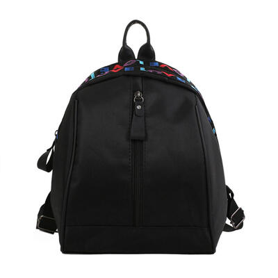 

Women Mini Backpack Simple Korean Soft Waterproof Nylon Zipper Shoulder Bag