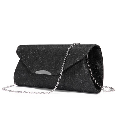 

LOVEVOOK women evening clutches bag female fashion solid handbags ladies envelope soft purse for party with chains&sequined
