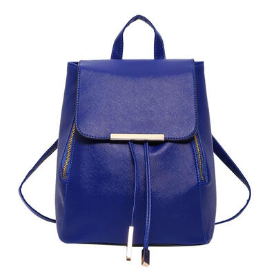 

Women Girls Preppy Style Leisure Backpack Bookbag PU Leather Travel Bag