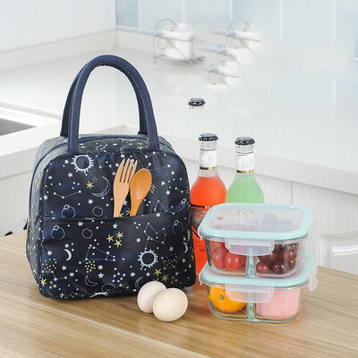 

Siaonvr Fashion New Portable Waterproof Thickness Picnic School Lunch Bag Office