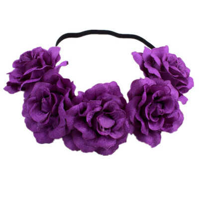 

〖Follure〗Handmade Flower Garland Halo For Wedding Flower wreath Decorations