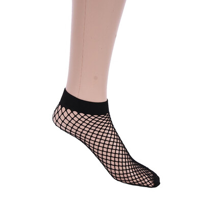 

Hollow Black Short Section Anti-Hook Silk Mesh Stockings Hole Jeans Net Socks Pantyhose