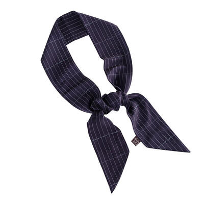 

Fashion Teenage Girls Stripe Print Scarf Chiffon Collar Scarves Casual Gift