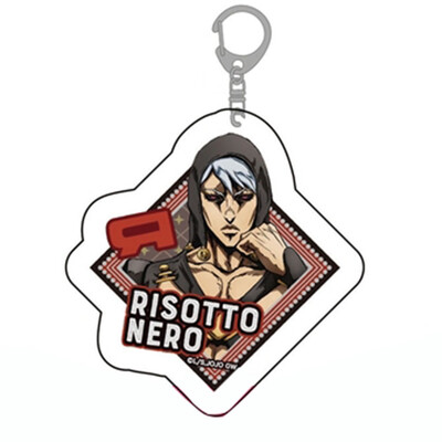 

CAR-TOBBY Anime Jojos Bizarre Adventure Keychain Cartoon Figure Acrylic Keychain