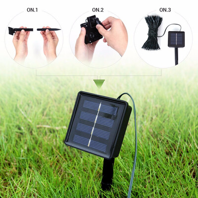 

Siaonvr 100 LED SolarBattery Light Outdoor Fairy String Christmas Garden Lights
