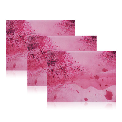 

3 Pcs Handmade Paper Envelope for Gift Card Invitation Package with 4 Sealing Stickers 59×43 Inch