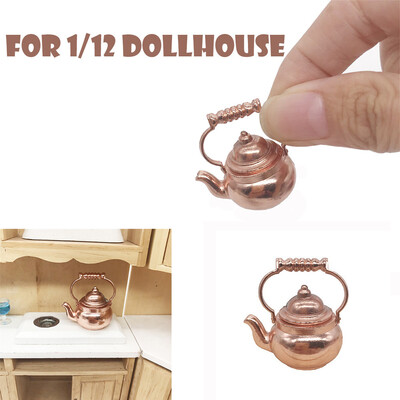 

〖Follure〗Retro Kettle Pot Open Lid Dollhouse Miniature Re-ment 112 Scale Fairy Home
