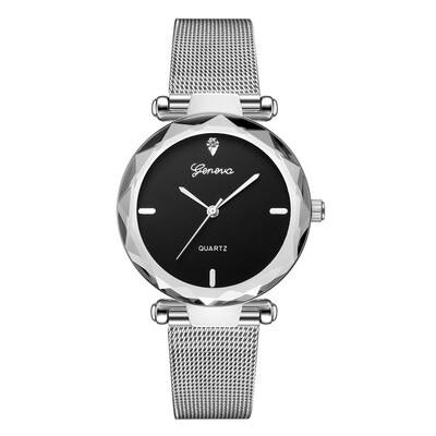 

Casual Women Watches Irregular Dial Fashion Female Quartz Wristwatches Simple Clock High Quality Mesh Strap Reloj Mujer