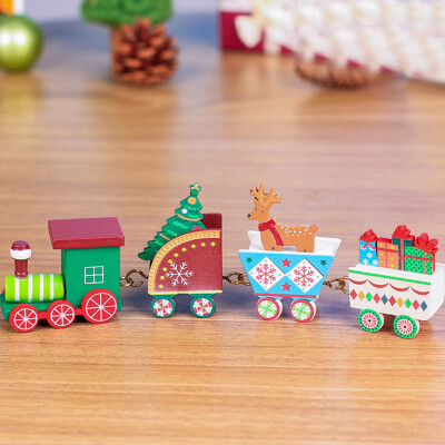 

〖Follure〗Christmas Decoration Gift Christmas Train Holiday Gift Decoration Decoration