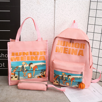 

Ins schoolbag female Korean version Harajuku ulzzang high school students backpack all-round BF ancient girl heart shoulder bag