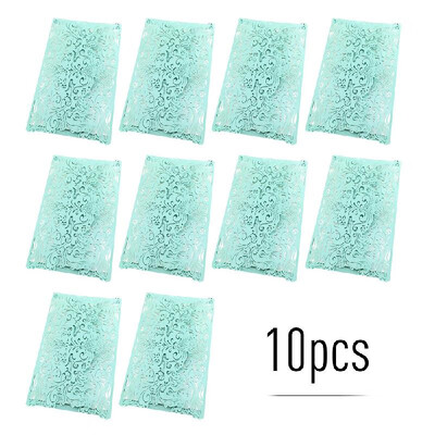 

Wedding Invitations 10Pcs Pearl Paper Floral Invitation Cards Floral Invitation Envelopes for Birthday Party Anniversary