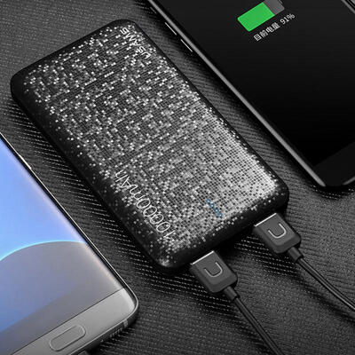 

USAMS 10000mAh Li-polymer Battery Mobile Power Bank With Dual USB Charging Protection For Mobile Phone