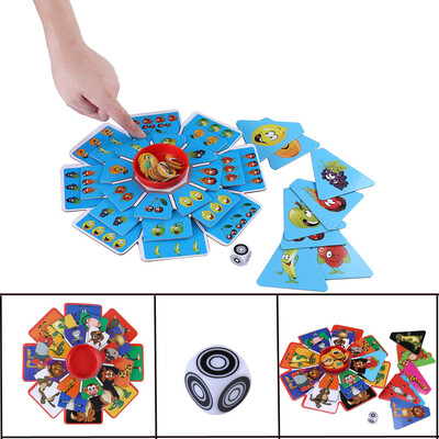 

YIWULA Parent-child Game Animal Rotating Puzzle Board Game Funny Toy