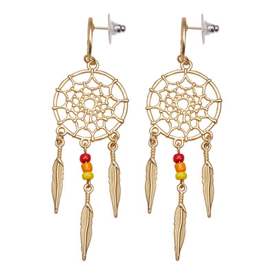 

Alloy Ear Studs with Ear Nuts Matte Style Cadmium Free & Nickel Free & Lead Free Real Gold Plated 94mm Pin 08mm