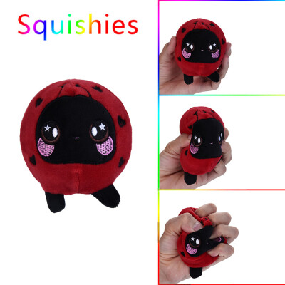 

Gotoamei Furry Squishies Ladybird Scented Stuffed Slow Rising Toys Stress Relief Toy Gift