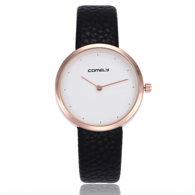 

Simple Japanese movement ladies watch leather quartz watch