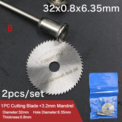

Gobestart HSS Circular Wood Cutting Saw Blade Discs Mandrel Drill For Rotary Tool