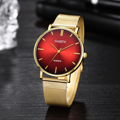 

〖Follure〗Fashion Casual Unobtrusive Simple Single Business Net With Strap Mens Watch
