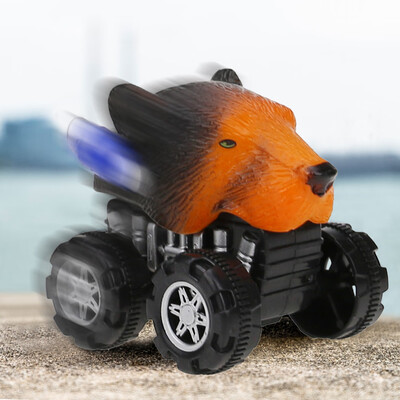 

Siaonvr Mini Vehicle Animal Pull Back Cars with Big Tire Wheel Creative Gifts for Kids