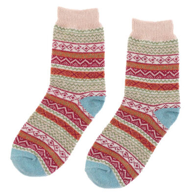 

Winter New Products Warm Thicken National Wind Women&39S Wool Socks Medium Tube Rabbit Wool Socks