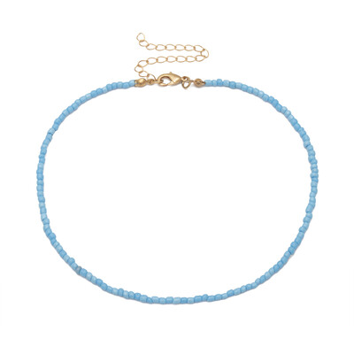 

Simple Black Colorful Beads Short Necklace Female 2019 Fashion Jewelry Women Choker Necklaces Bijoux Femme Ladies Party Necklace