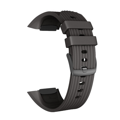 

New Striped Silicone Replacement Wristband Sports Silicone Strap for Samsung Fit4 Pro