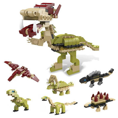 

Creative 6-Piece Small Particle Animals Building Blocks Kit DIY Assembly Toy For Children Kids