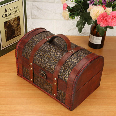 

Greensen Retro European Style Wooden Jewellery Toy Storage Box Case Holder Organizer