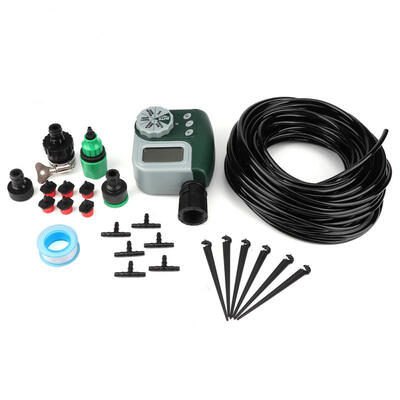 

Greensen 9 PCS DIY Micro Drip Irrigation Auto Timer Plant Watering Garden Hose System Sets Pack