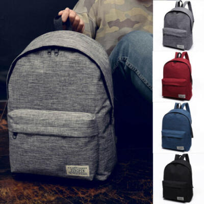 

Women Men Canvas Travel Backpack Satchel Rucksack Laptop Girl School Book Bag