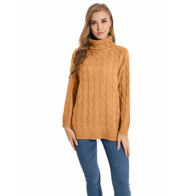 

〖Follure〗Women Autumn Winter Casual Turtleneck Sweater Pullover Sweater