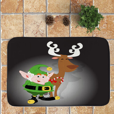

Tailored Christmas Festival Entrance Door Bathroom Floor Mat Indoor Bath Decor