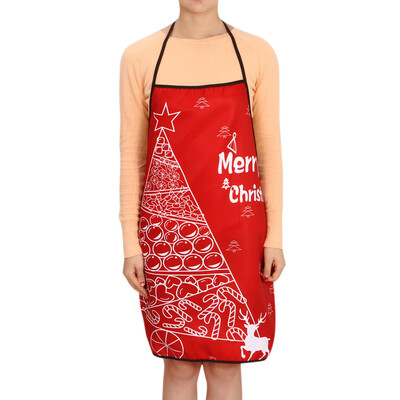 

Toponeto Christmas Decoration Waterproof Apron Christmas Dinner Party Apron