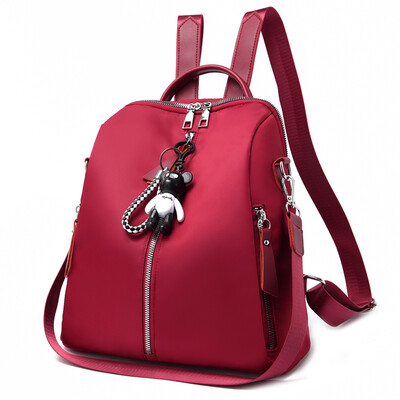 

Travel double-shoulder bag women Korean style fashion bag canvas small backpack womens bag