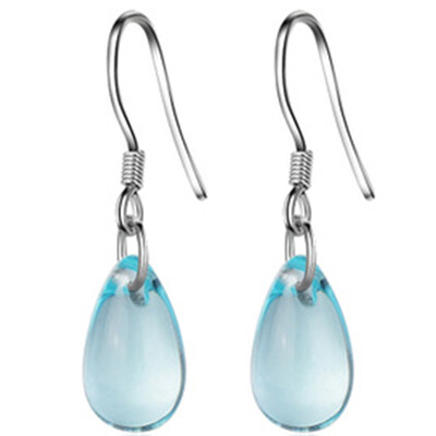 

Diamond Earrings Fashion Long Earring Jewelry Titanium Steel Earrings for Women Girls Gift