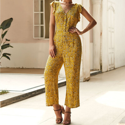 

Women Ladies Clubwear Summer Playsuit Jumpsuit Romper Long Pants Party Trousers