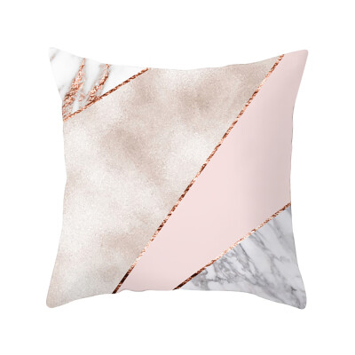 

Siaonvr Geometric Marble Texture Throw Pillow Case Cushion Cover Sofa Home Decor