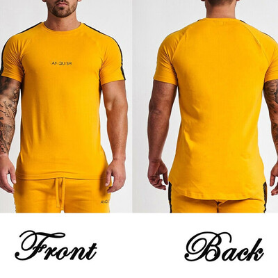 

Fashion Mens Slim O Neck Short Sleeve Muscle Tee T-shirt Casual Fit Tops Blouse