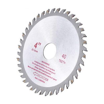 

Greensen 4inches 40T Teeth Cemented Carbide Circular Saw Blade Wood Cutting Tool Bore Diameter 20mm