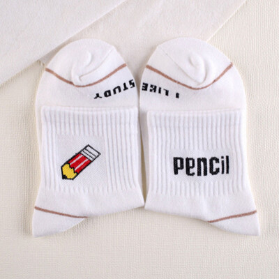 

Women 1 Pair Cute Cartoon Ankle Socks Fashion Milk Pencil Dinosaur Casual Socks Thick Winter Socks Soft Non-slip Floor Socks
