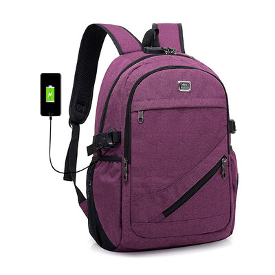 

Mens backpack 2019 new anti-theft backpack USB charging lady business computer backpack