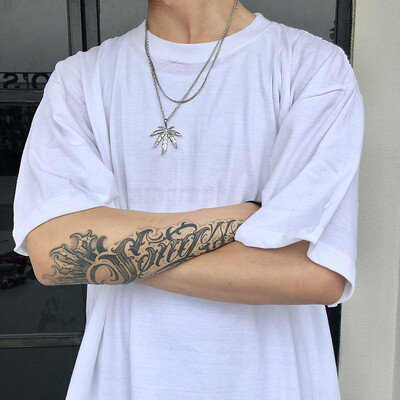 

European&American pop - up brand ins fashion couples hiphop necklace hip - hop jewelry decorative pendant girl